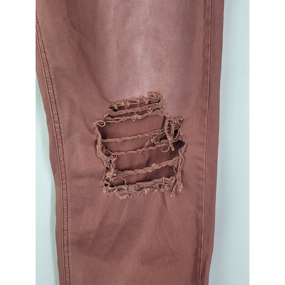Rust VERVET Leslie 90s Vintage Flare Distressed High Rise Crop Jeans Size 29 - Picture 5 of 10